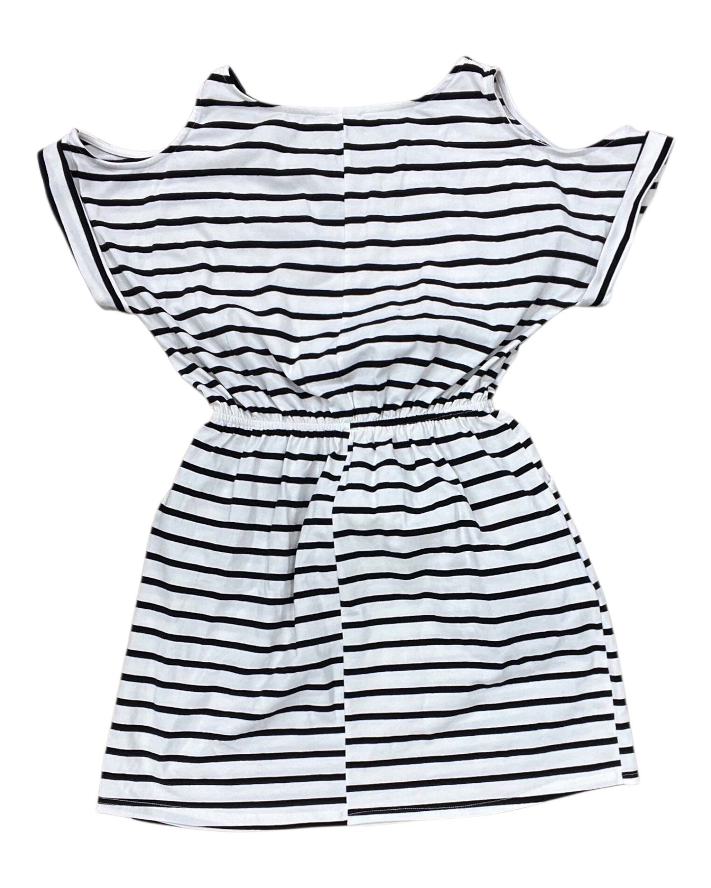 Dress Casual Short By She + Sky In Black & White, Size:M