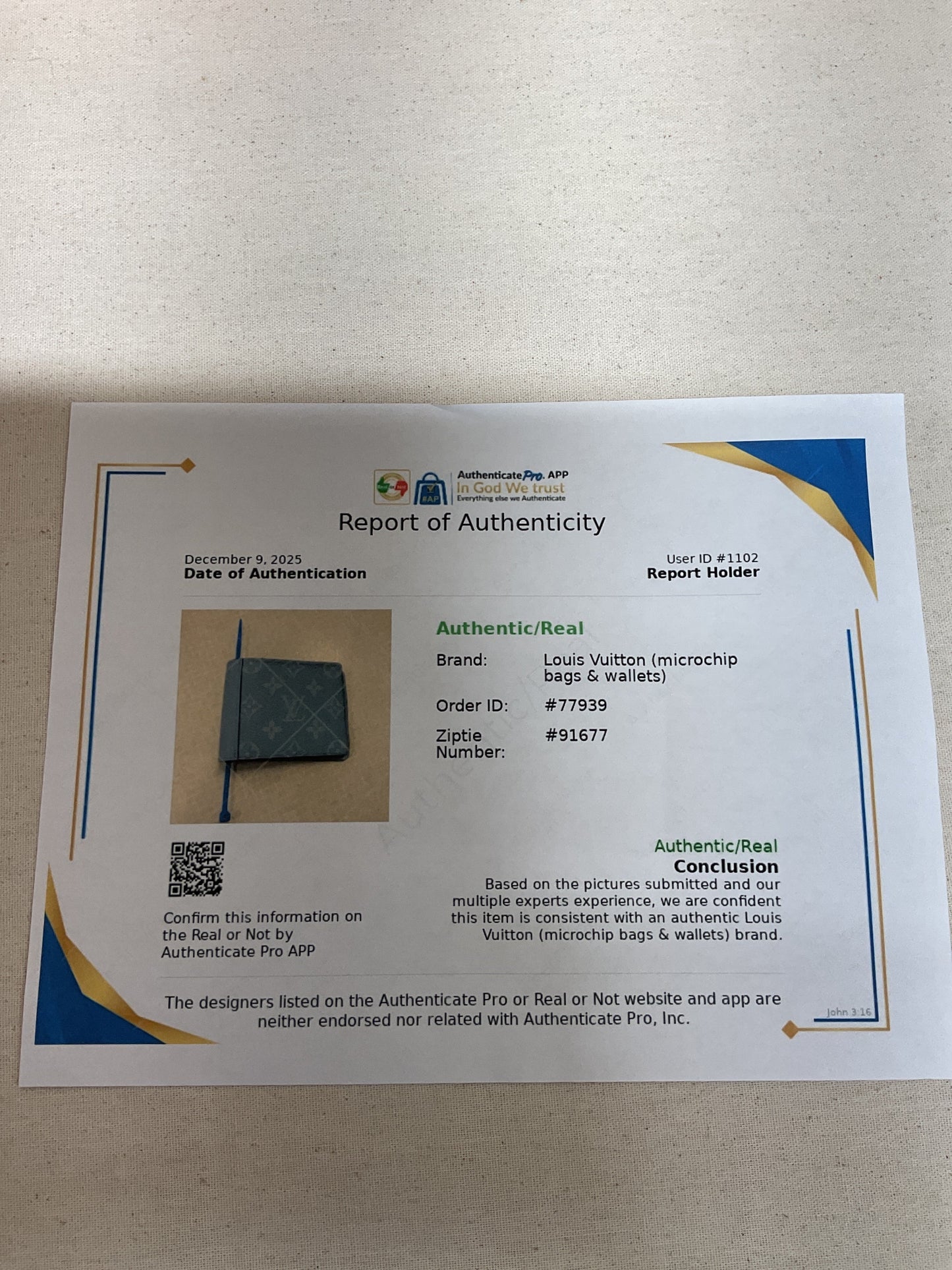 Wallet Luxury Designer By Louis Vuitton In Blue, Size:Small