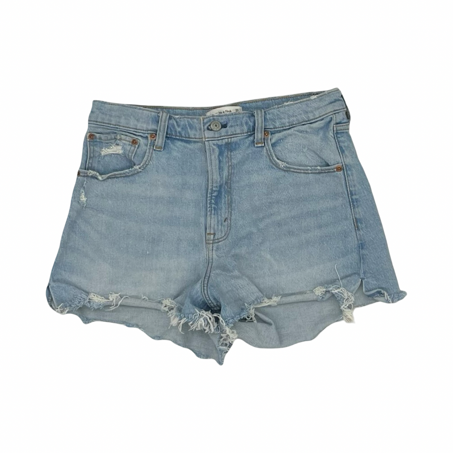 Shorts By Abercrombie And Fitch In Blue Denim, Size:8