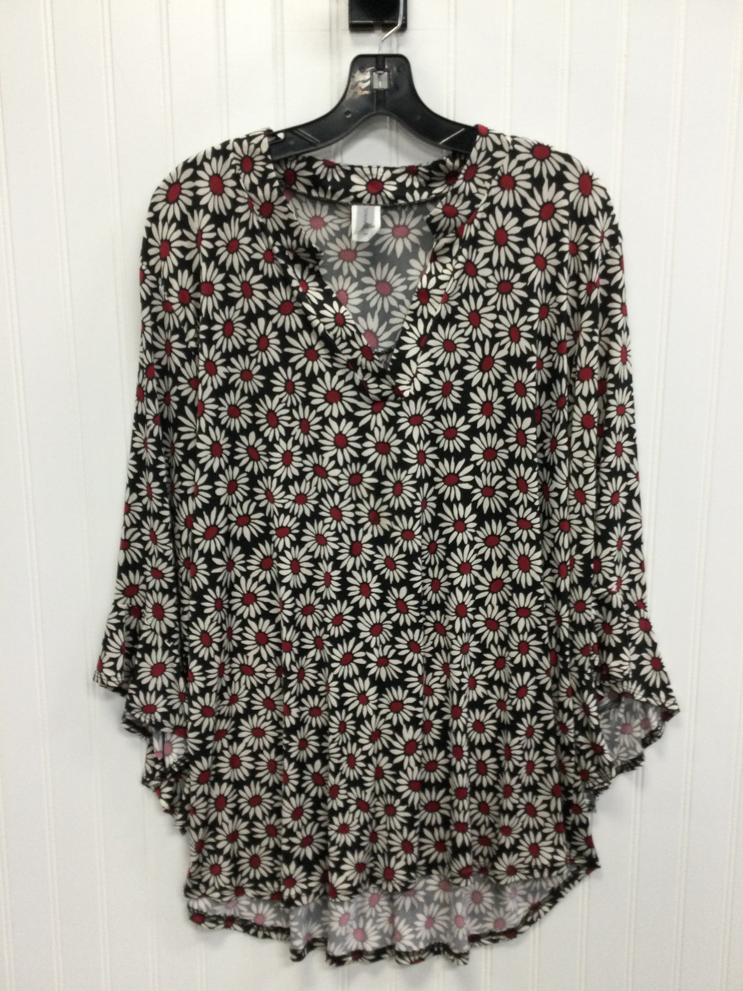 Top Ls By Cmc In Floral Print, Size:Xxl