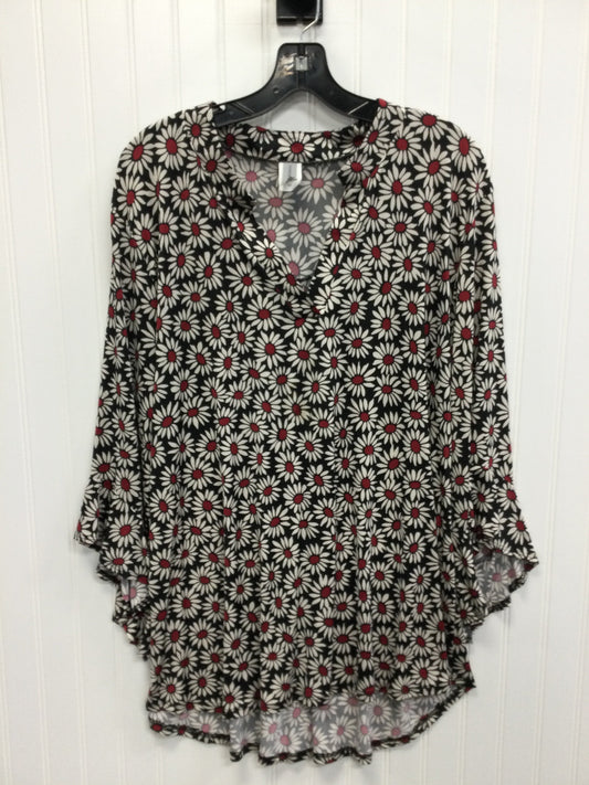 Top Ls By Cmc In Floral Print, Size:Xxl