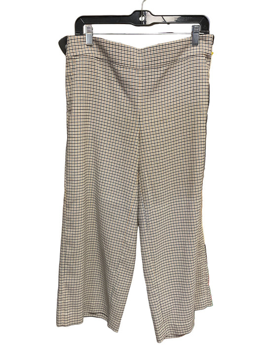 Pants Wide Leg By Loft In Plaid Pattern, Size:6