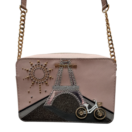 Crossbody Designer By Michael Kors In Pink, Size:Medium