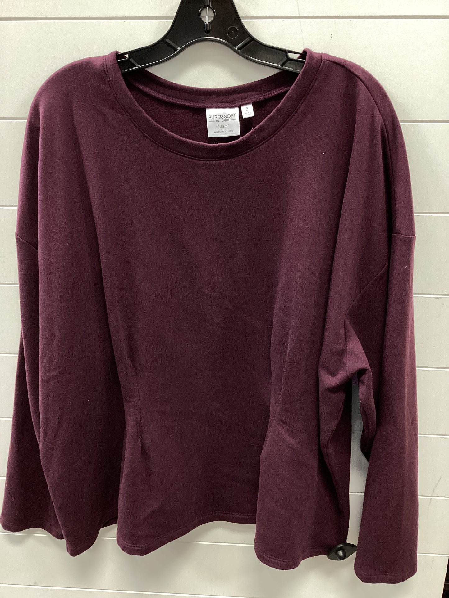 Top Ls By Torrid In Purple, Size:3X