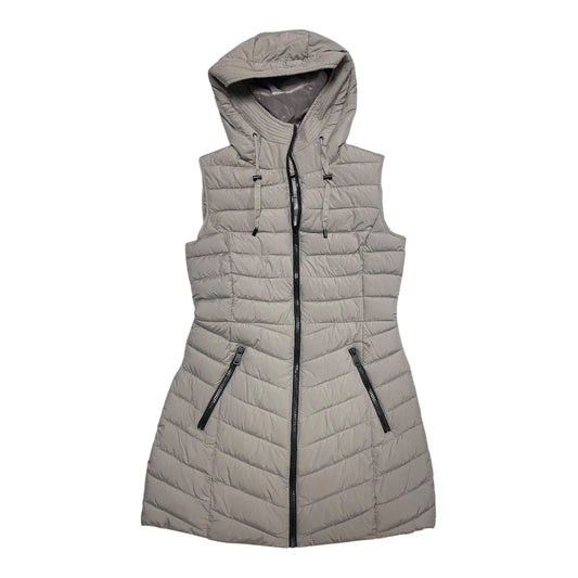 Vest Puffer & Quilted By Bernardo In Grey, Size:Xs