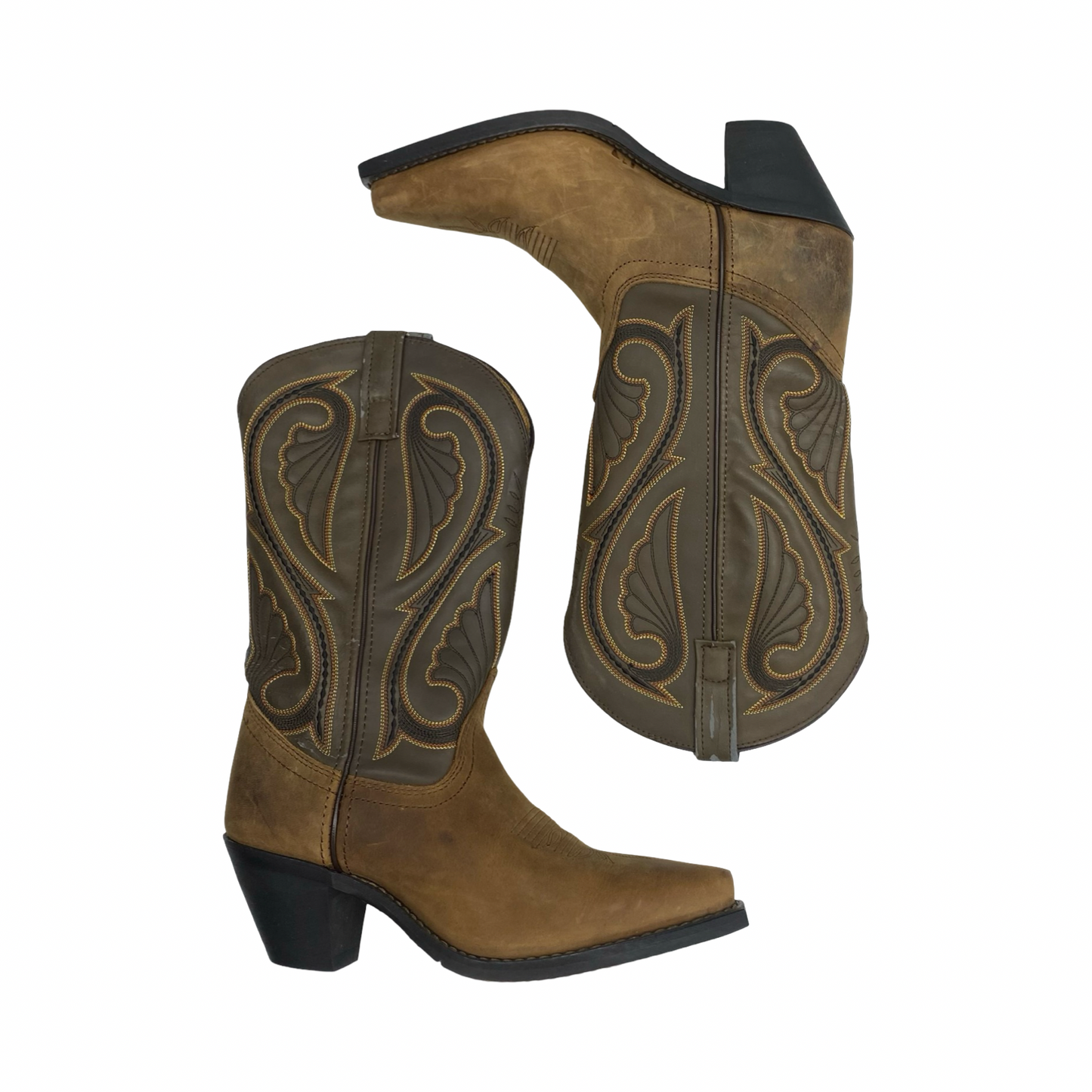 Boots Western By Laredo In Brown, Size:7