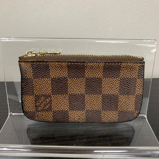 Coin Purse Luxury Designer By Louis Vuitton In Damier Ebene