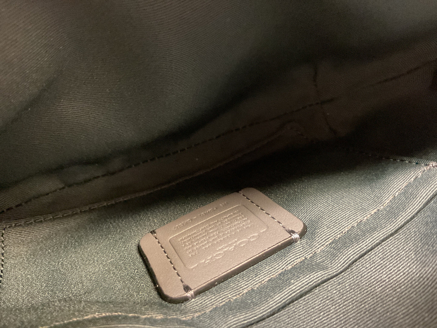 Handbag Designer By Coach In Grey, Size:Small