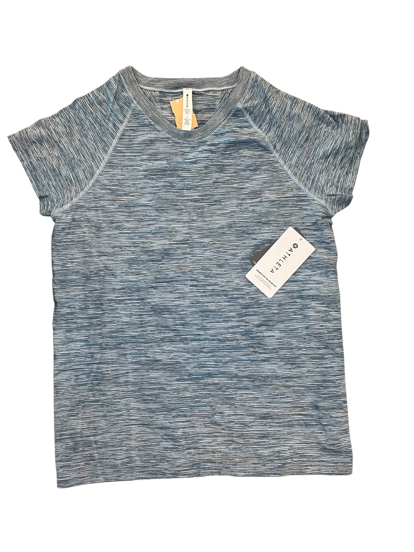 Athletic Top Ss By Athleta In Blue, Size:Xl