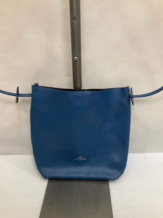 Crossbody Designer By Coach In Blue, Size:Medium