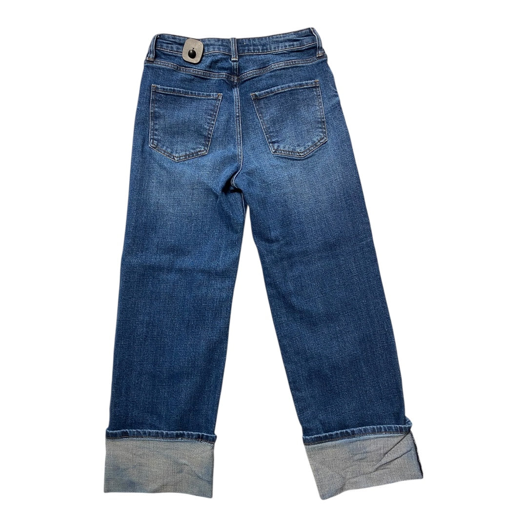 Jeans Straight By Kut In Blue Denim, Size:2
