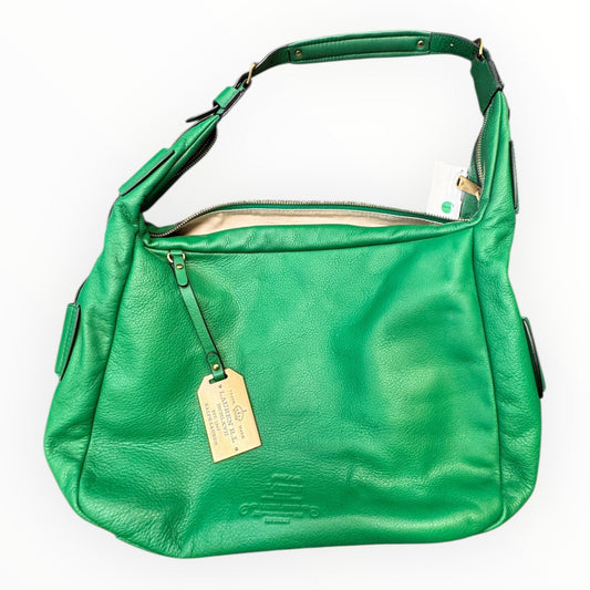 Handbag Leather By Ralph Lauren In Green, Size:Large
