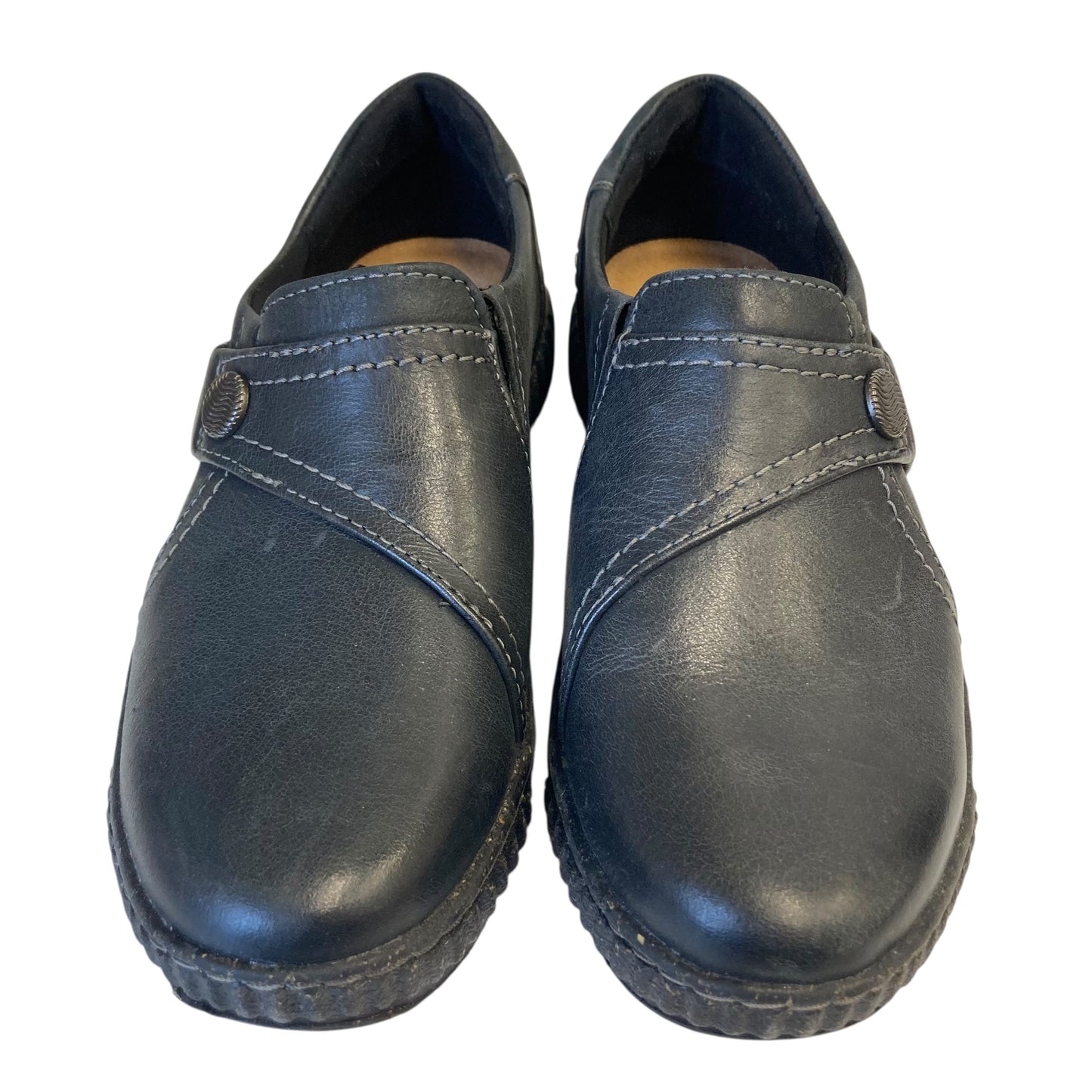 Shoes Flats By Clarks In Black, Size:5