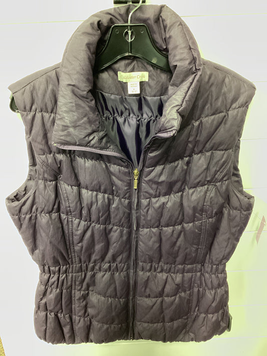 Vest Puffer & Quilted By Coldwater Creek In Purple, Size:M