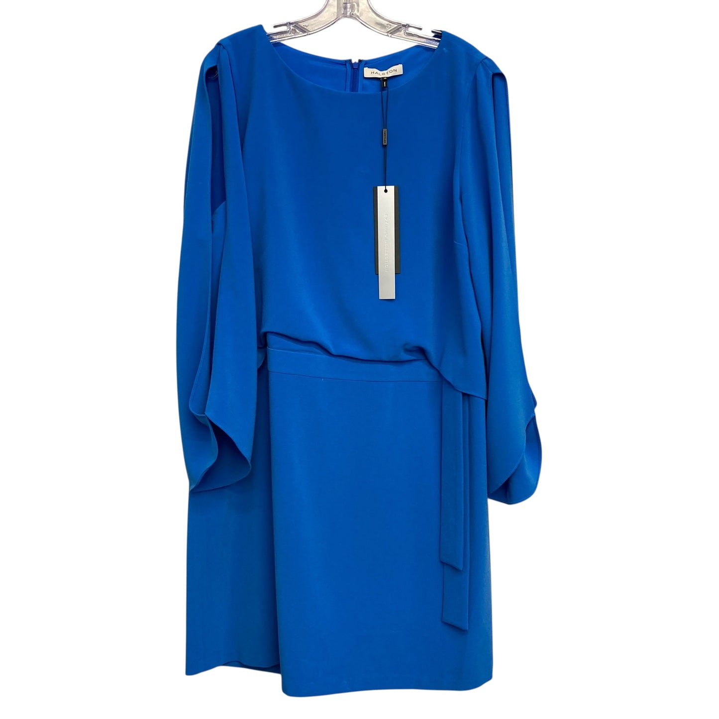 Dress Designer By Halston In Blue, Size:Xl