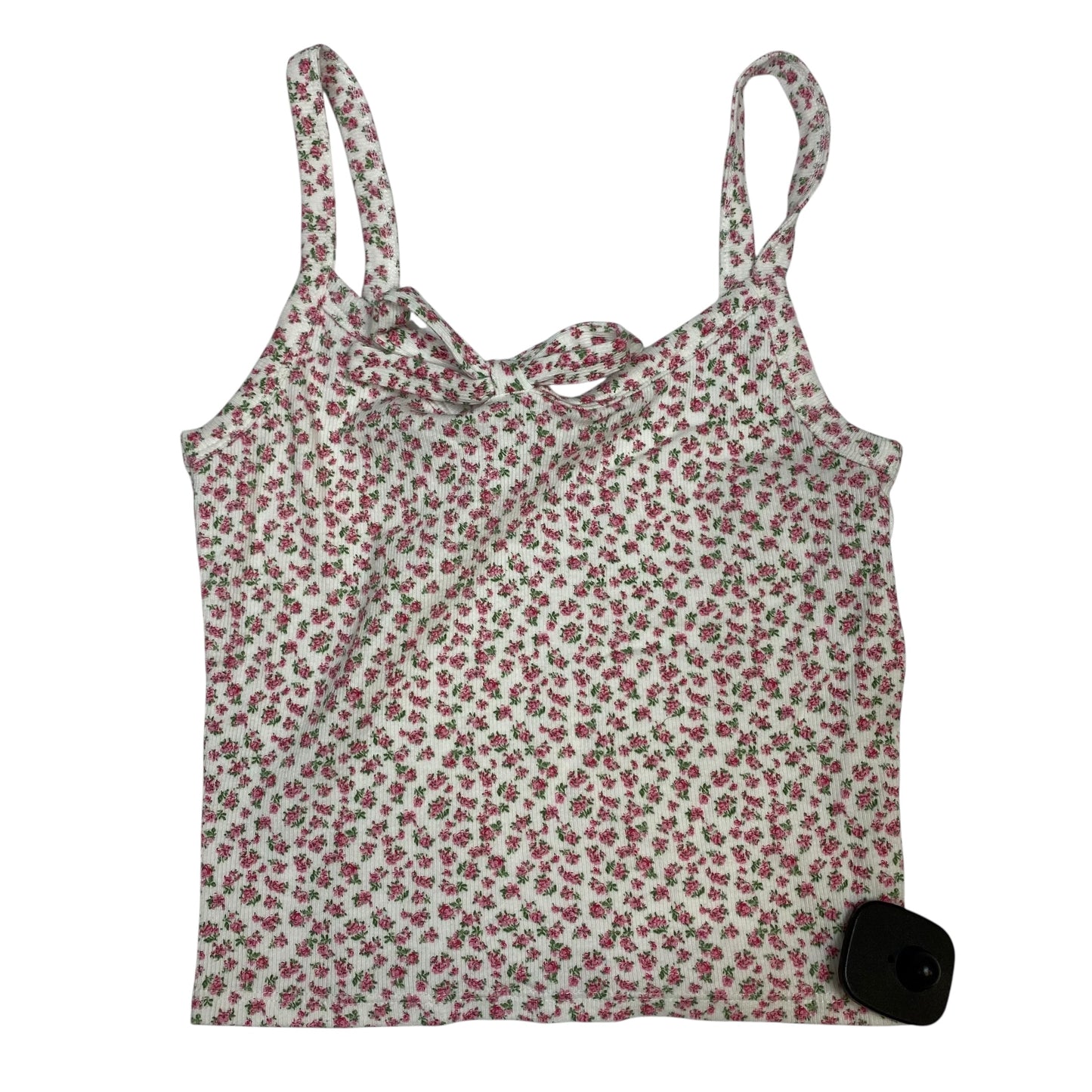 Top Sleeveless By Pacsun In Pink & White, Size:S