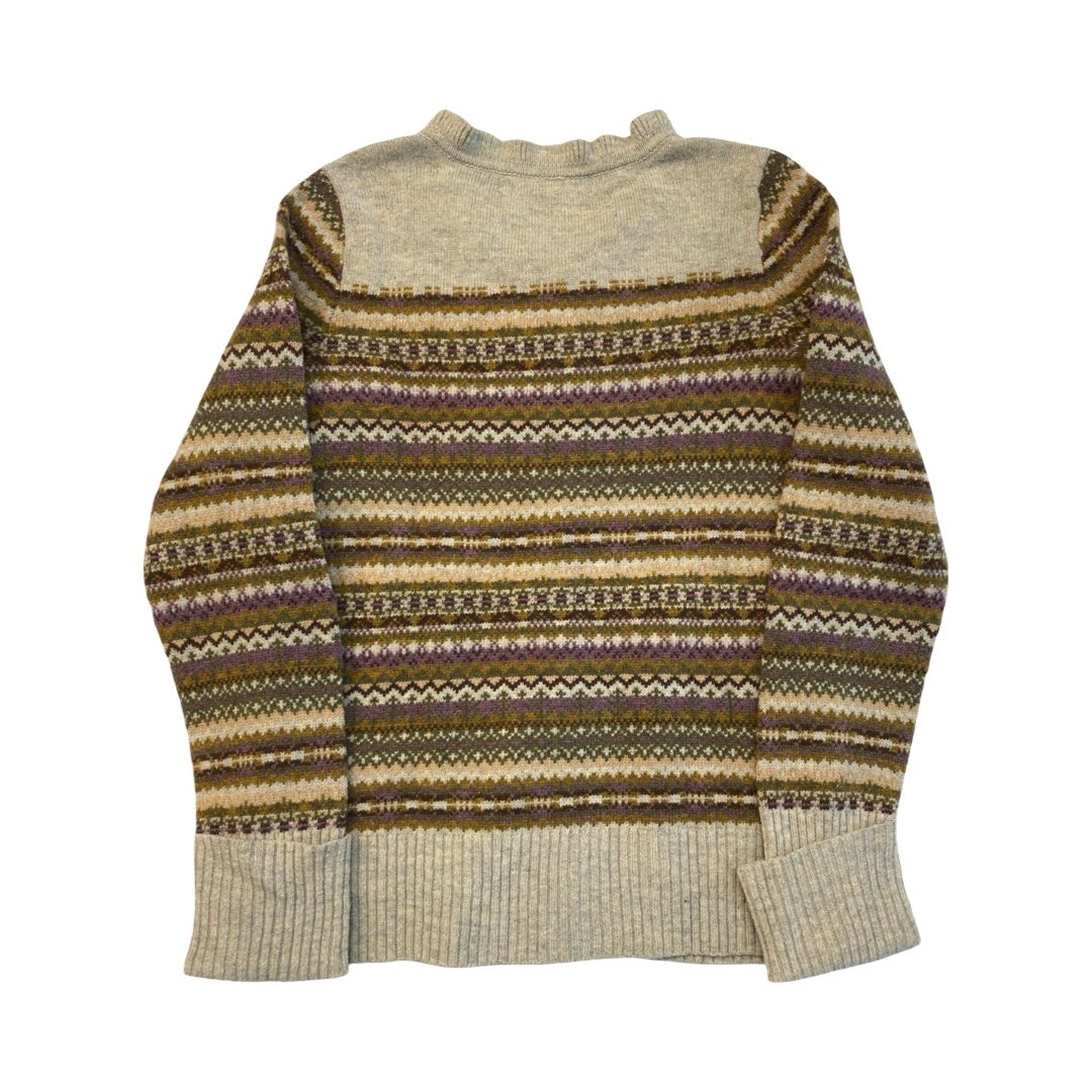 Sweater Cardigan By Eddie Bauer In Multi, Size:S