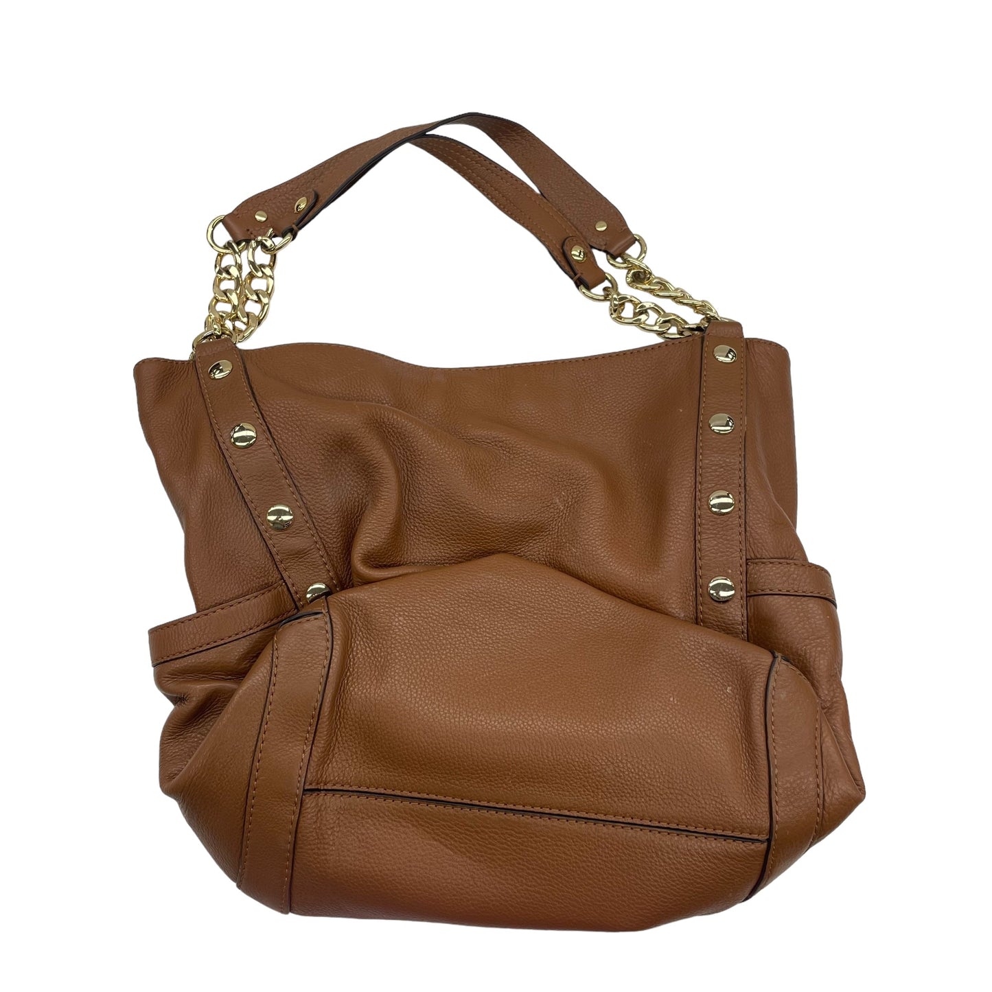 BROWN HANDBAG DESIGNER by MICHAEL KORS Size:MEDIUM