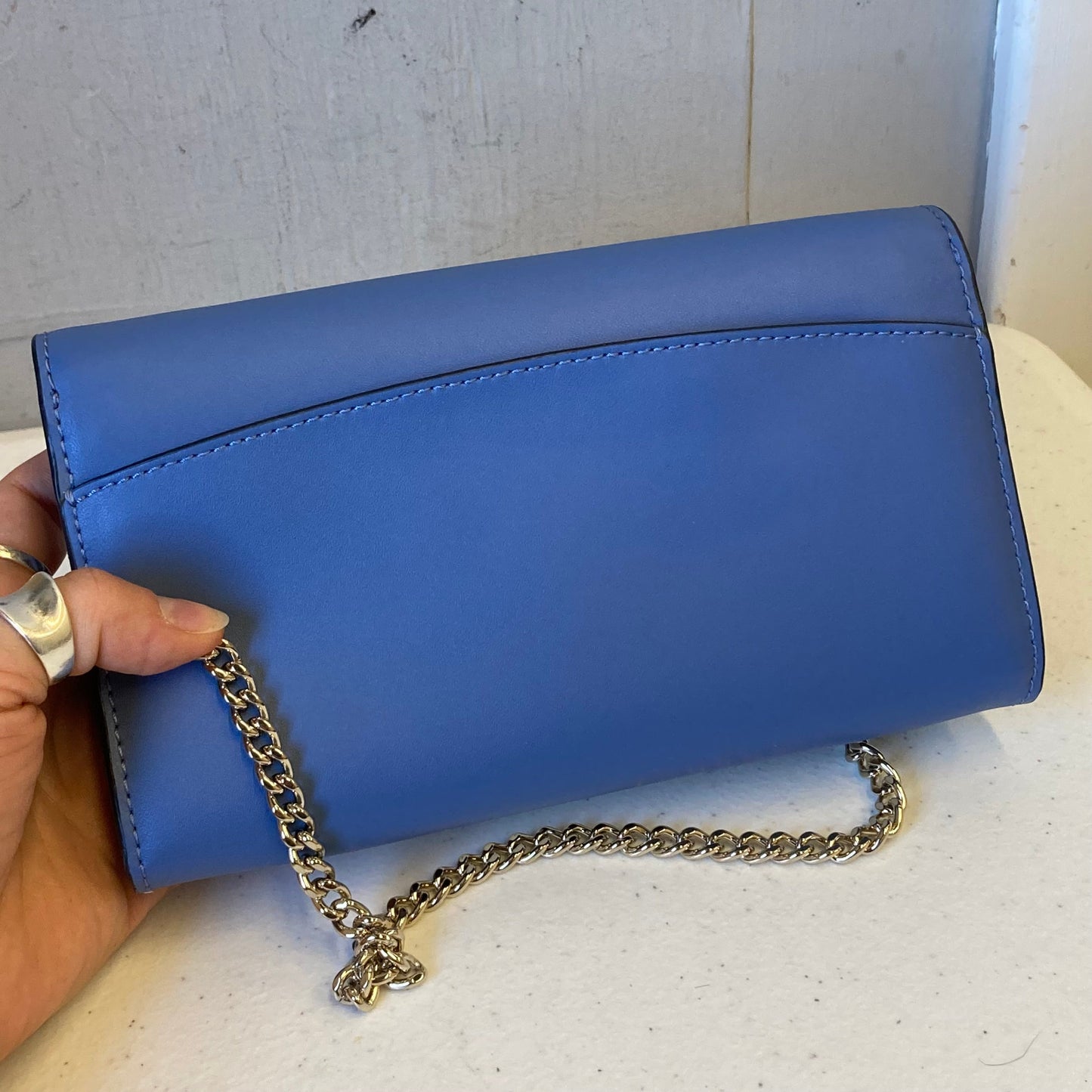 Handbag Designer By Kate Spade In Blue, Size:Small