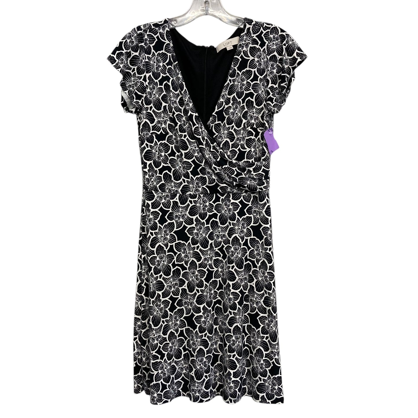 Dress Casual Short By Loft In Black & White, Size:S