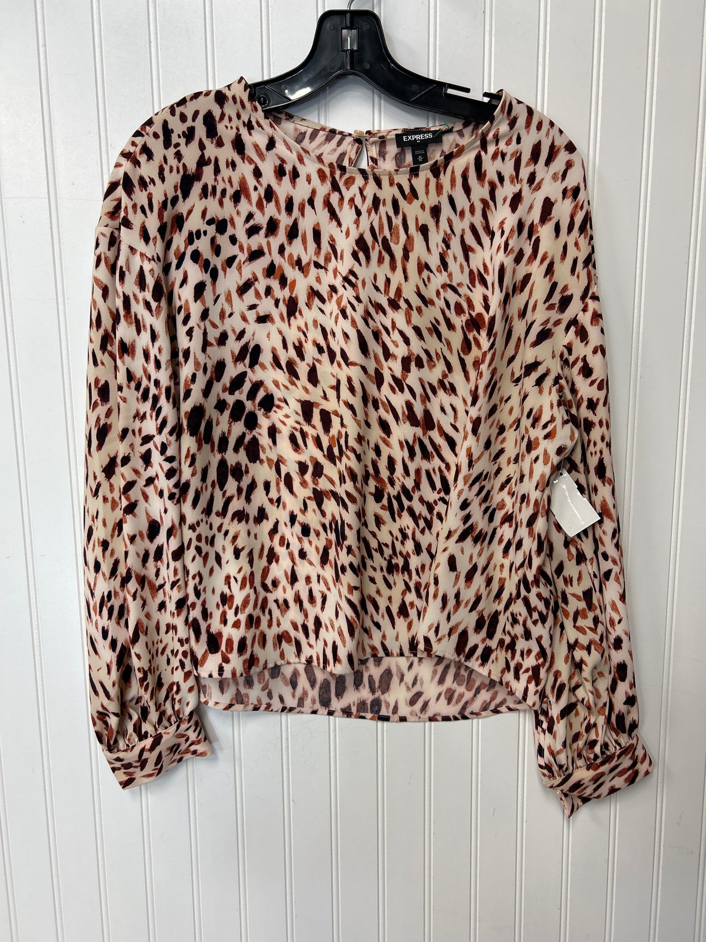 Top Ls By Express In Red, Size:M