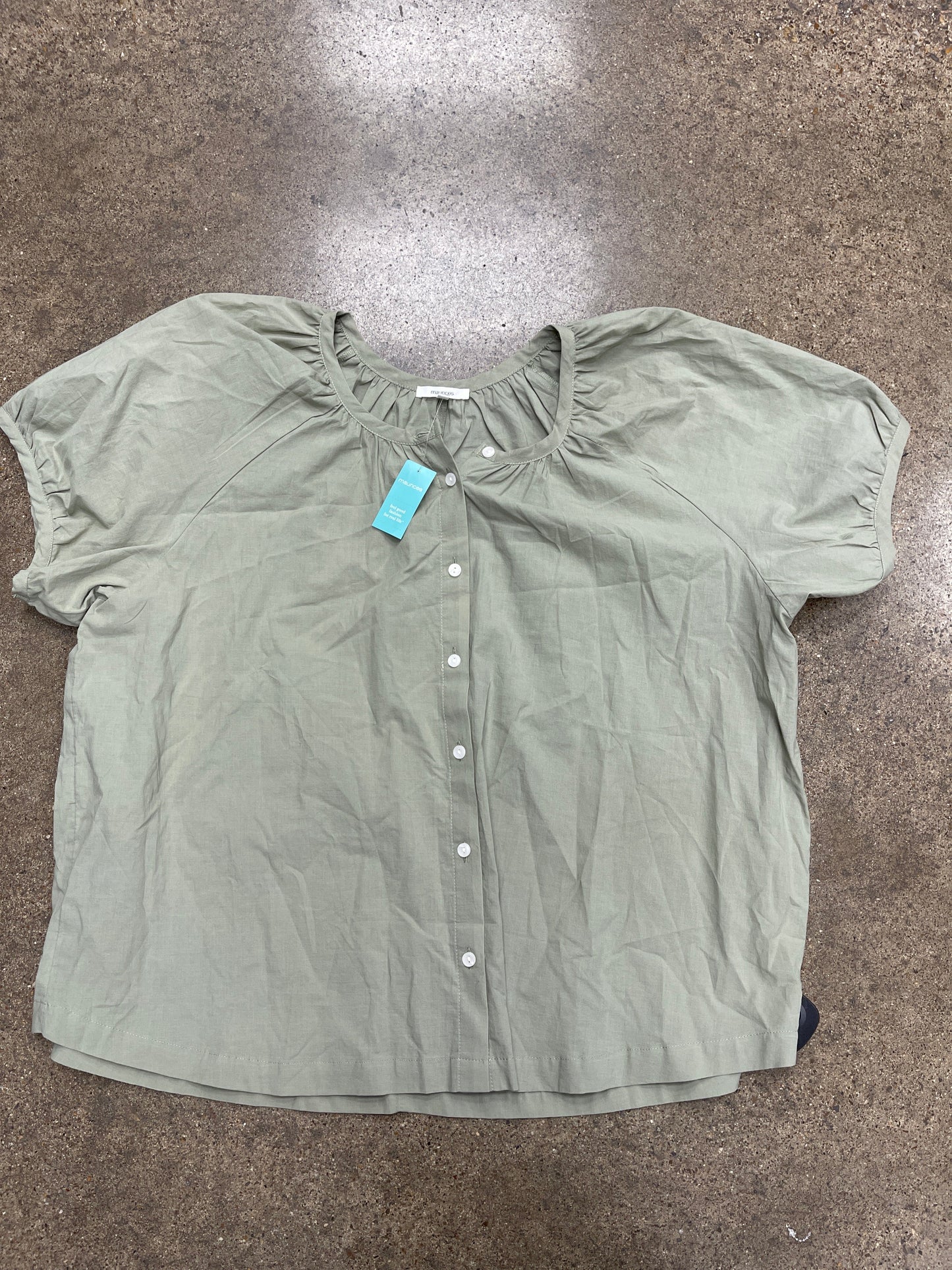 Top Ss By Maurices In Green, Size:Xxl