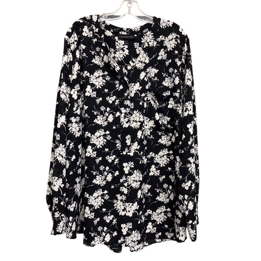 Top Ls By Lane Bryant In Black & White, Size:4X