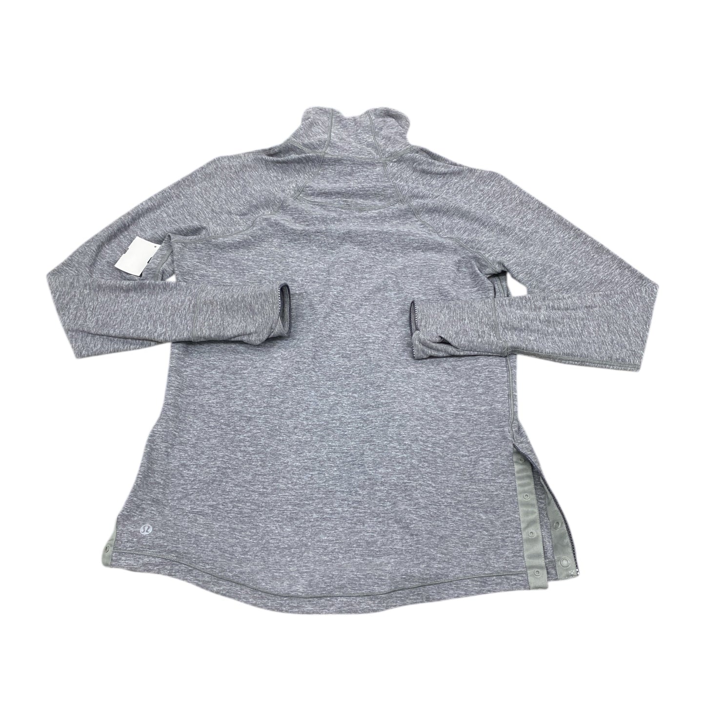 Athletic Sweatshirt Collar By Lululemon In Grey