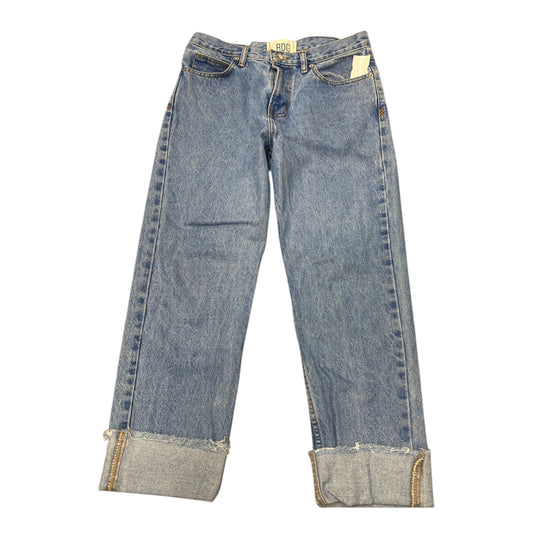 Jeans Cropped By Bdg In Blue Denim, Size:10