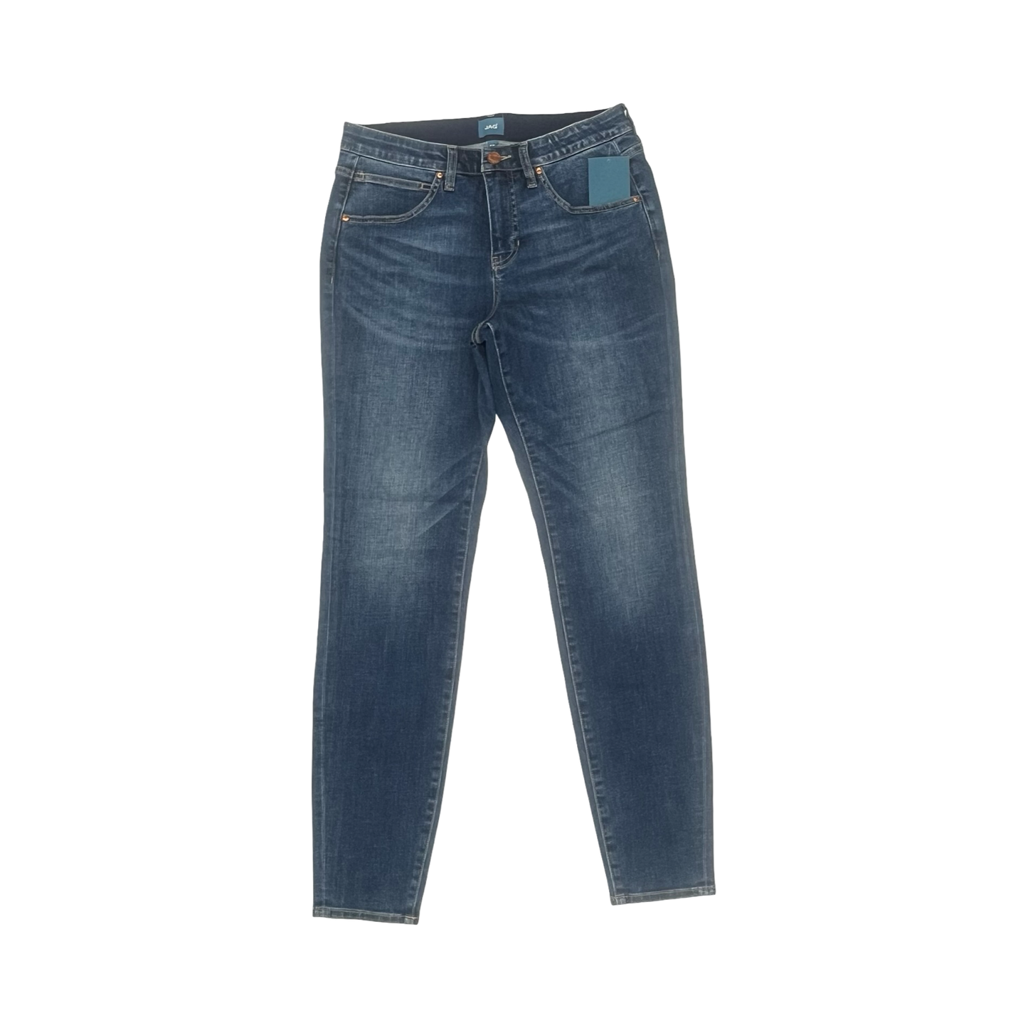 Jeans Skinny By Jag In Blue Denim, Size:12