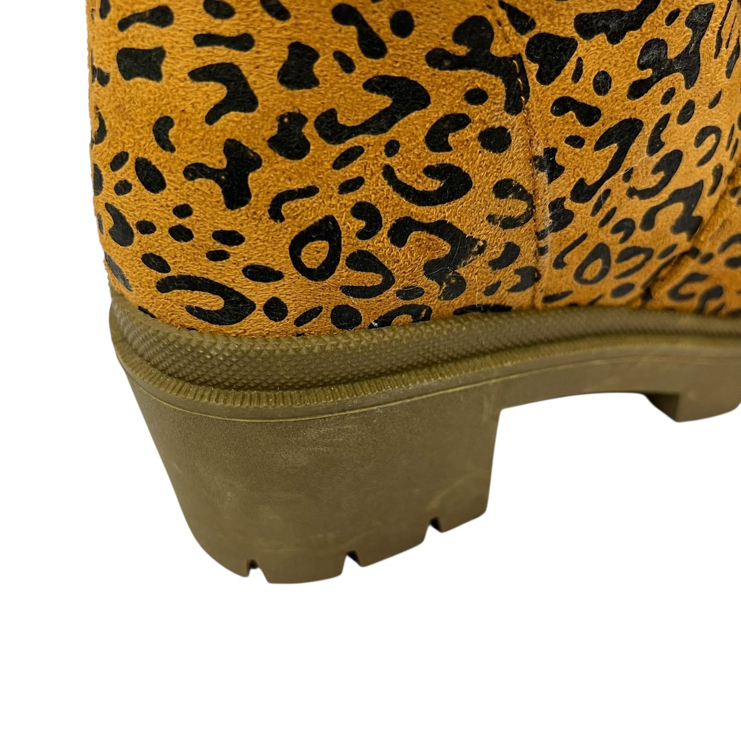 Boots Ankle Heels By Olivia Miller In Animal Print, Size: 7