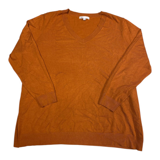 Sweater By Dr2 In Orange, Size:3X