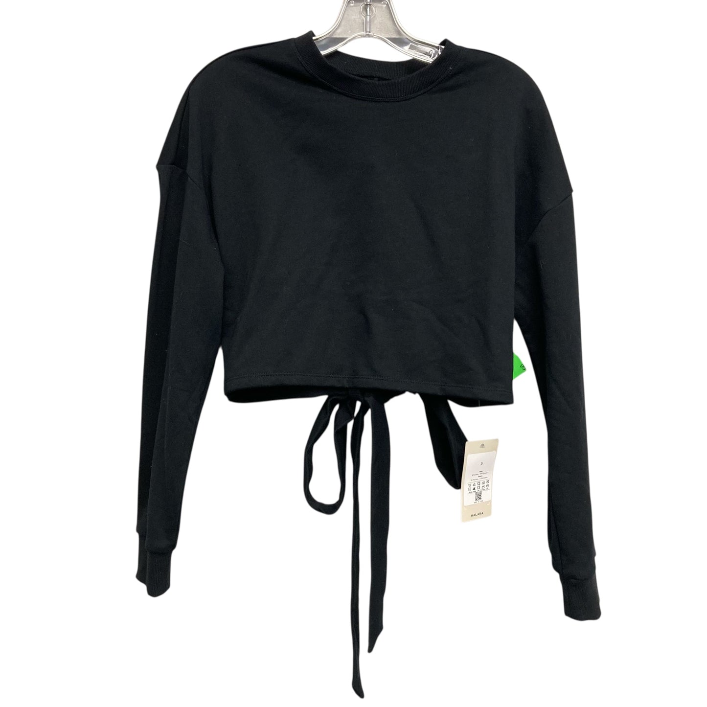 Athletic Sweatshirt Crewneck By Halara In Black, Size:S