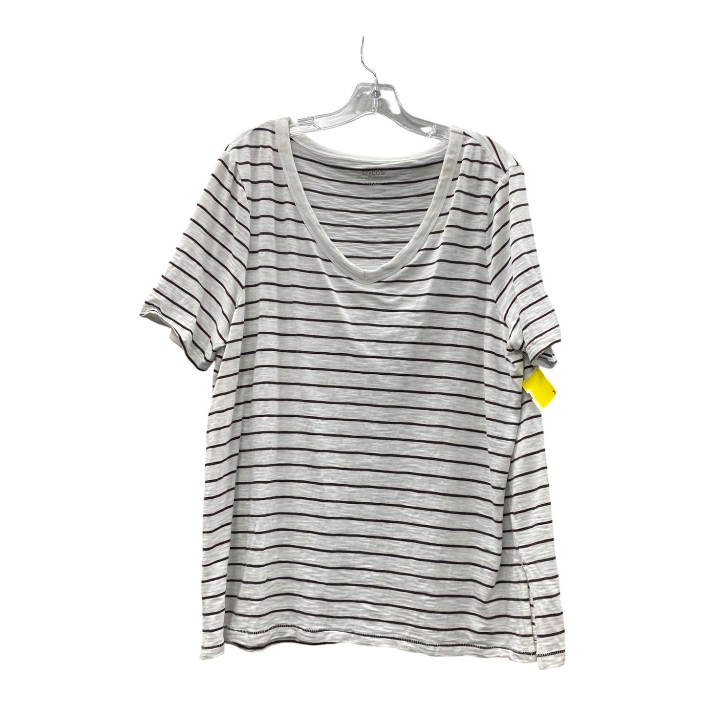 Top Ss By Chicos In Black & White, Size:Xl
