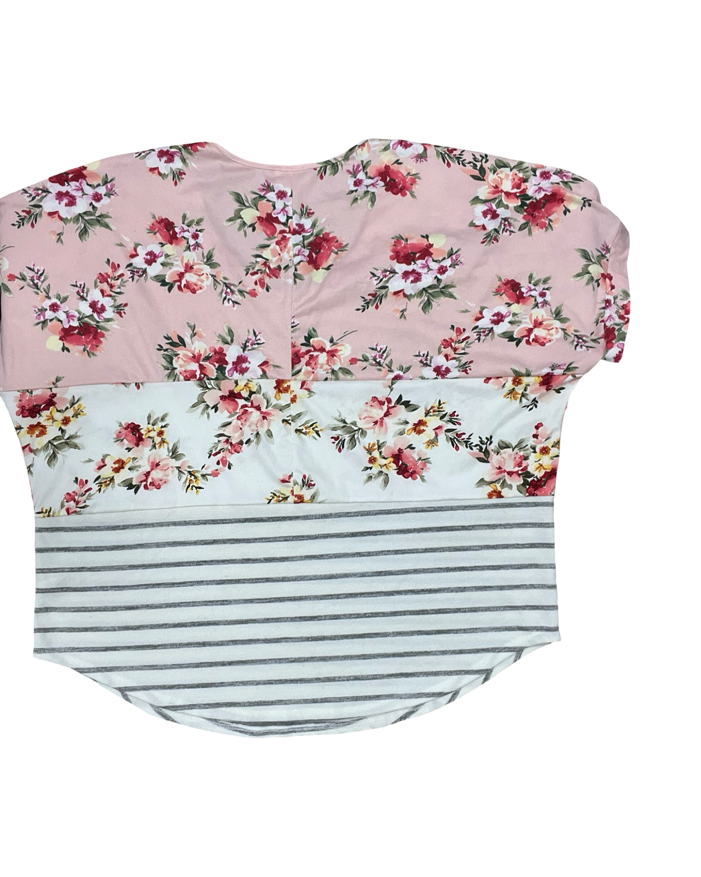 Top Ss By 143 Story In Pink & White, Size:2X