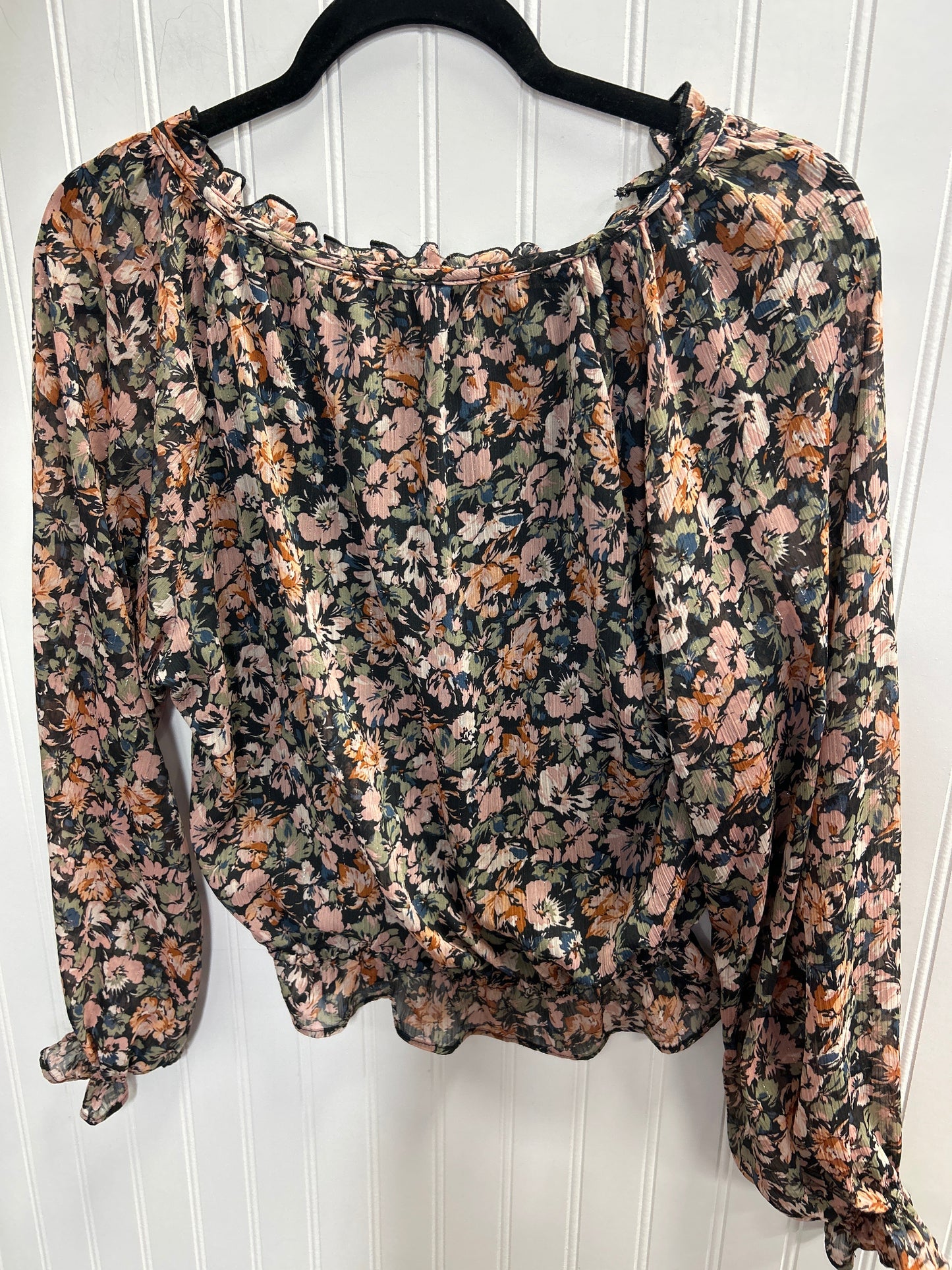 Top Ls By American Eagle In Floral Print, Size:S