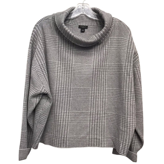 Sweater By Ann Taylor In Grey, Size:L