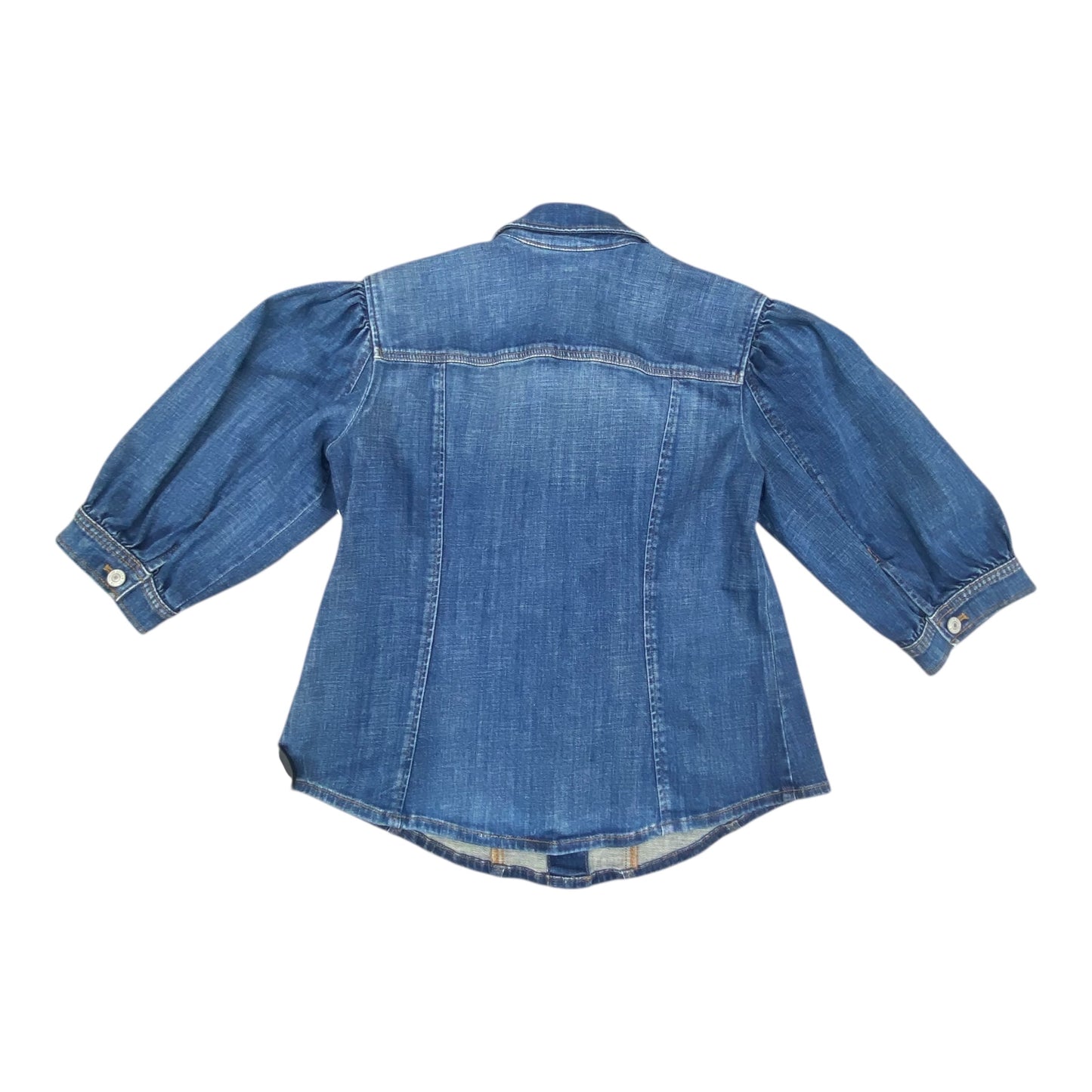 Top Ss By Chicos In Blue Denim, Size:M