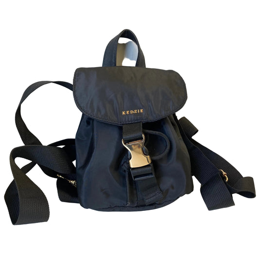 Backpack By Kedzie In Black, Size:Small