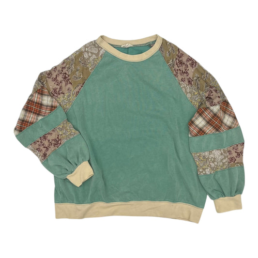 Top Ls By Easel In Green, Size:M