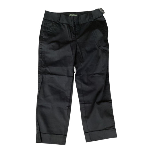 Pants Cropped By Eddie Bauer In Black, Size:8