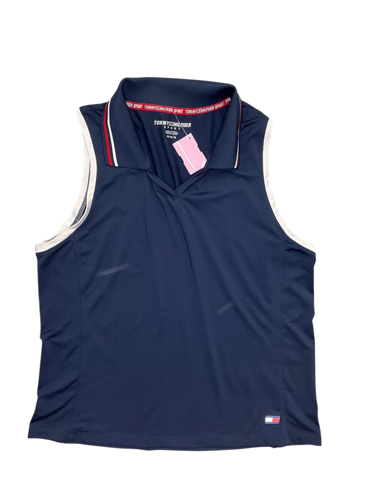 Athletic Tank Top By Tommy Hilfiger In Navy, Size:M
