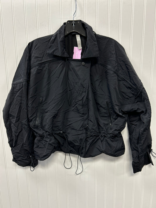 Athletic Jacket By Athleta In Black, Size:M