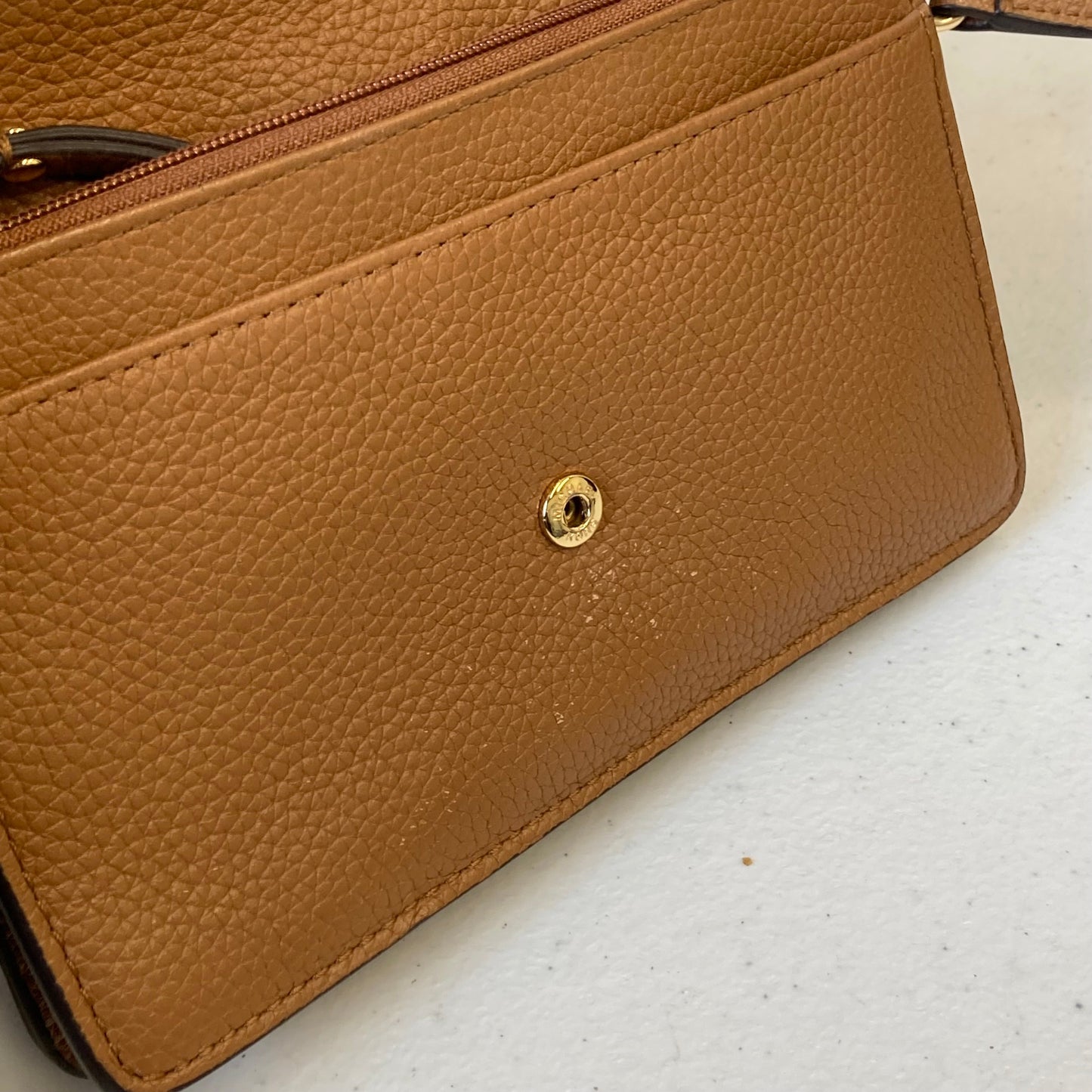 Crossbody Designer By Michael Kors In Brown, Size:Small