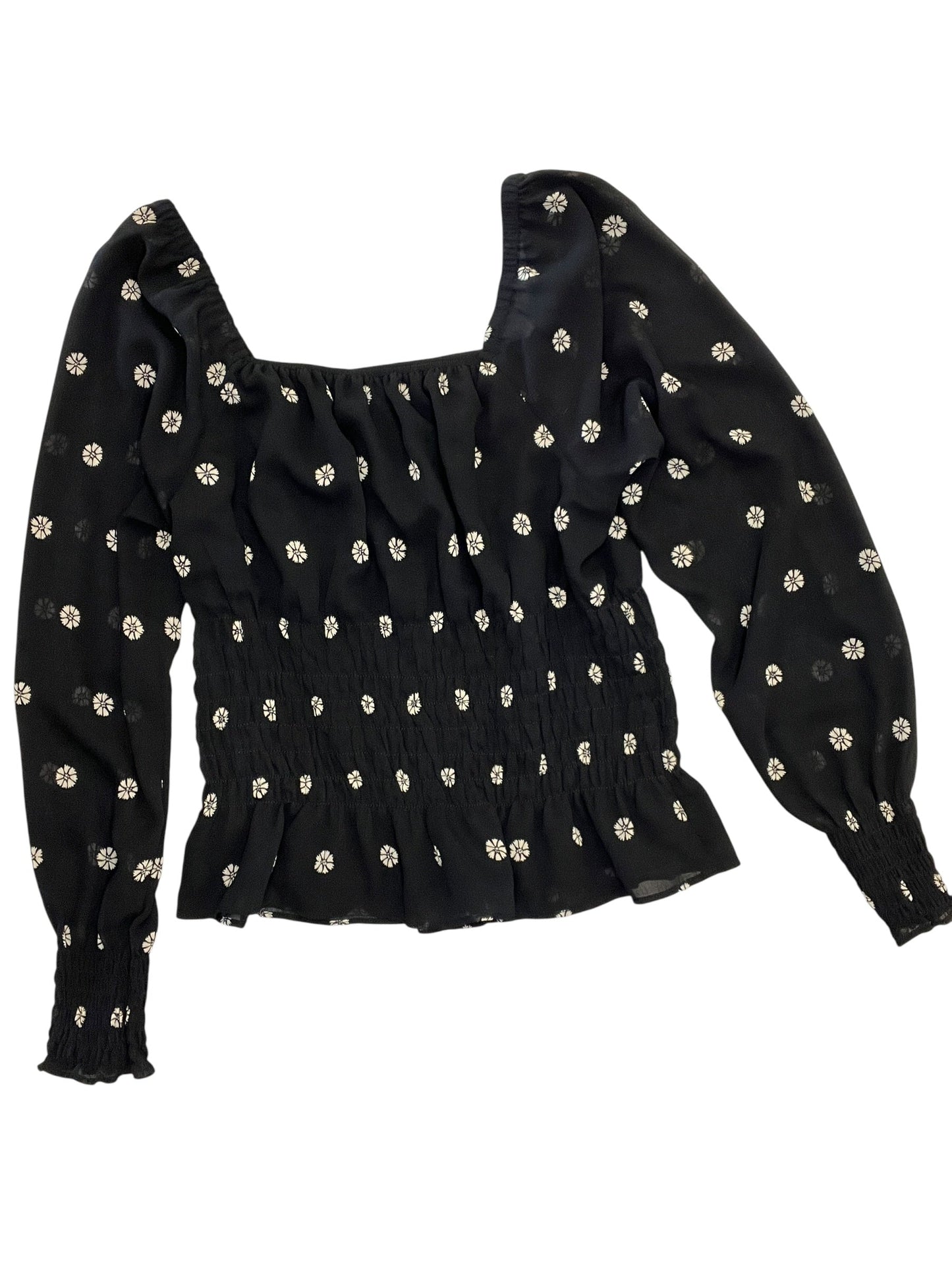 Blouse Ls By Madewell In Floral Print, Size:S