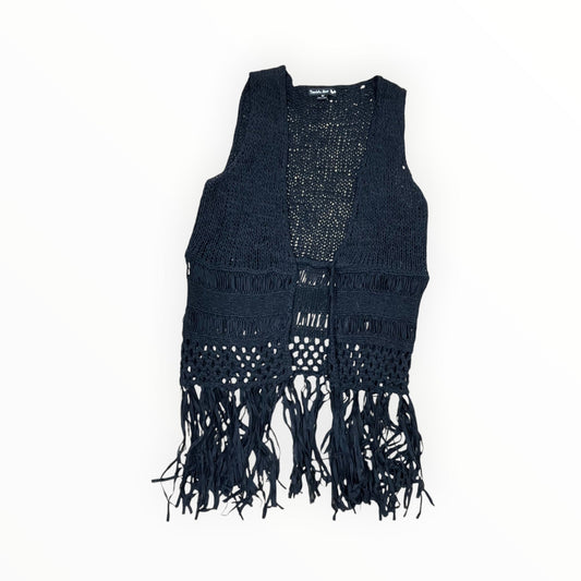 Cardigan By Double Zero In Black, Size:M