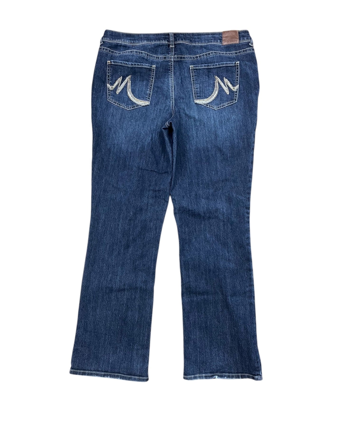 Jeans Boot Cut By Maurices In Blue Denim, Size:18