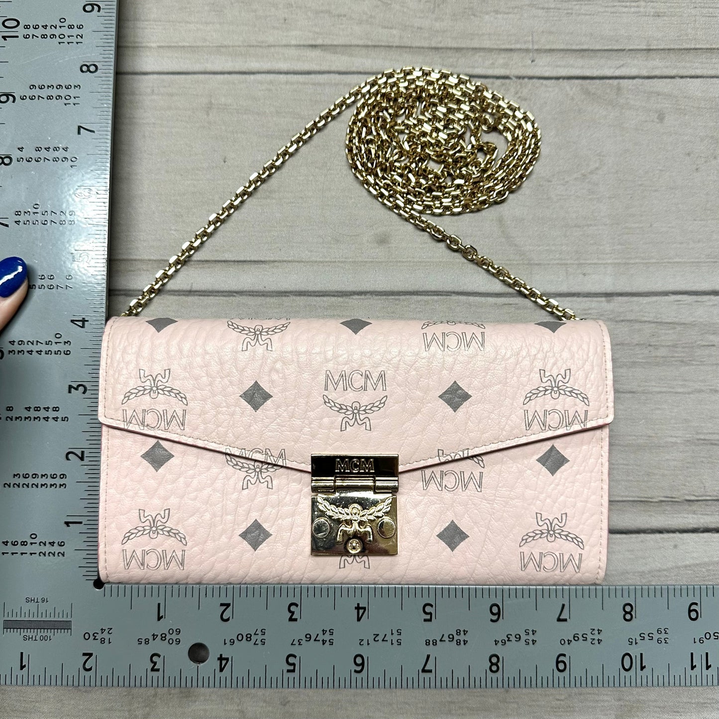 Crossbody Luxury Designer By Mcm, Size: Small