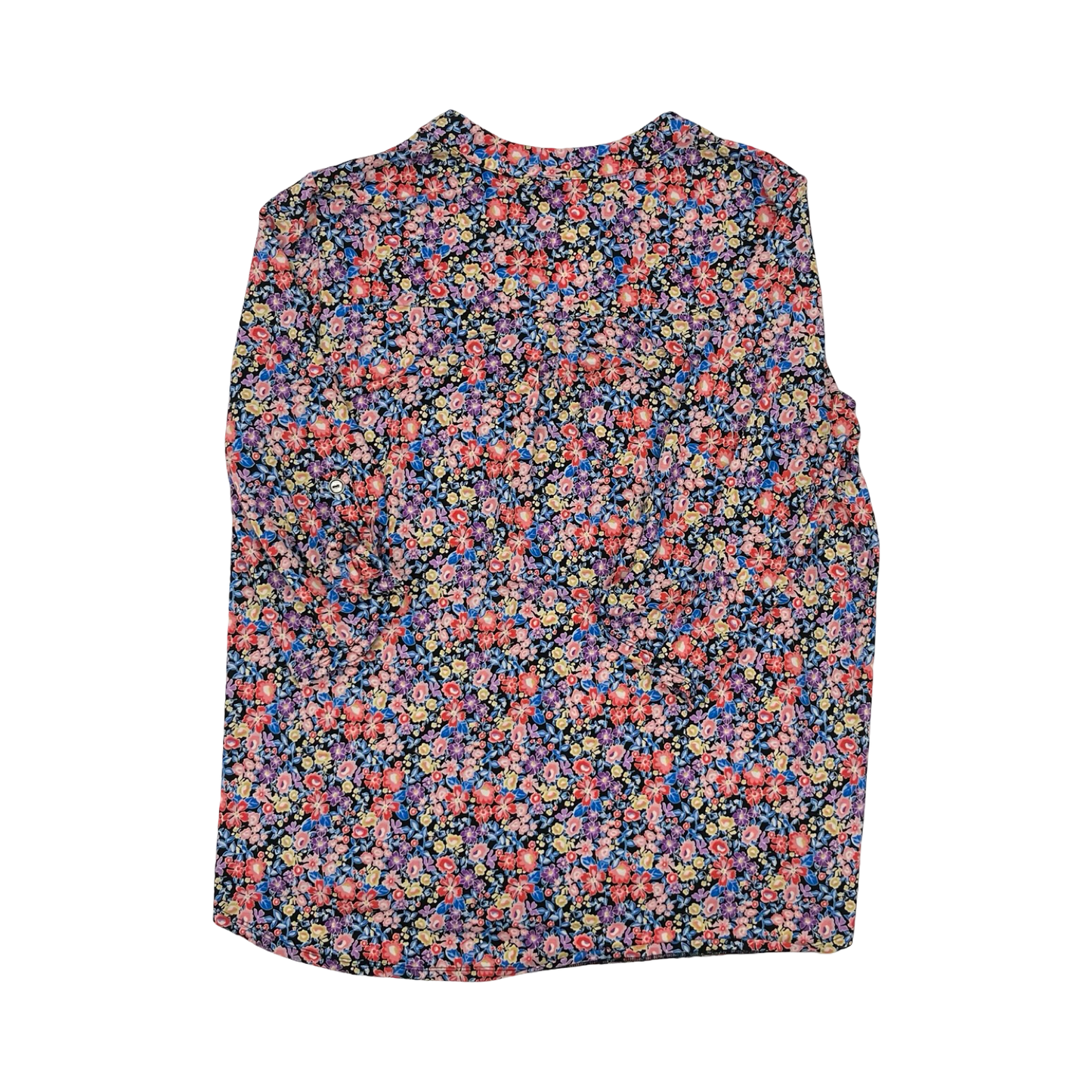 Blouse Ls By Dear Scarlett In Floral Print, Size:2X