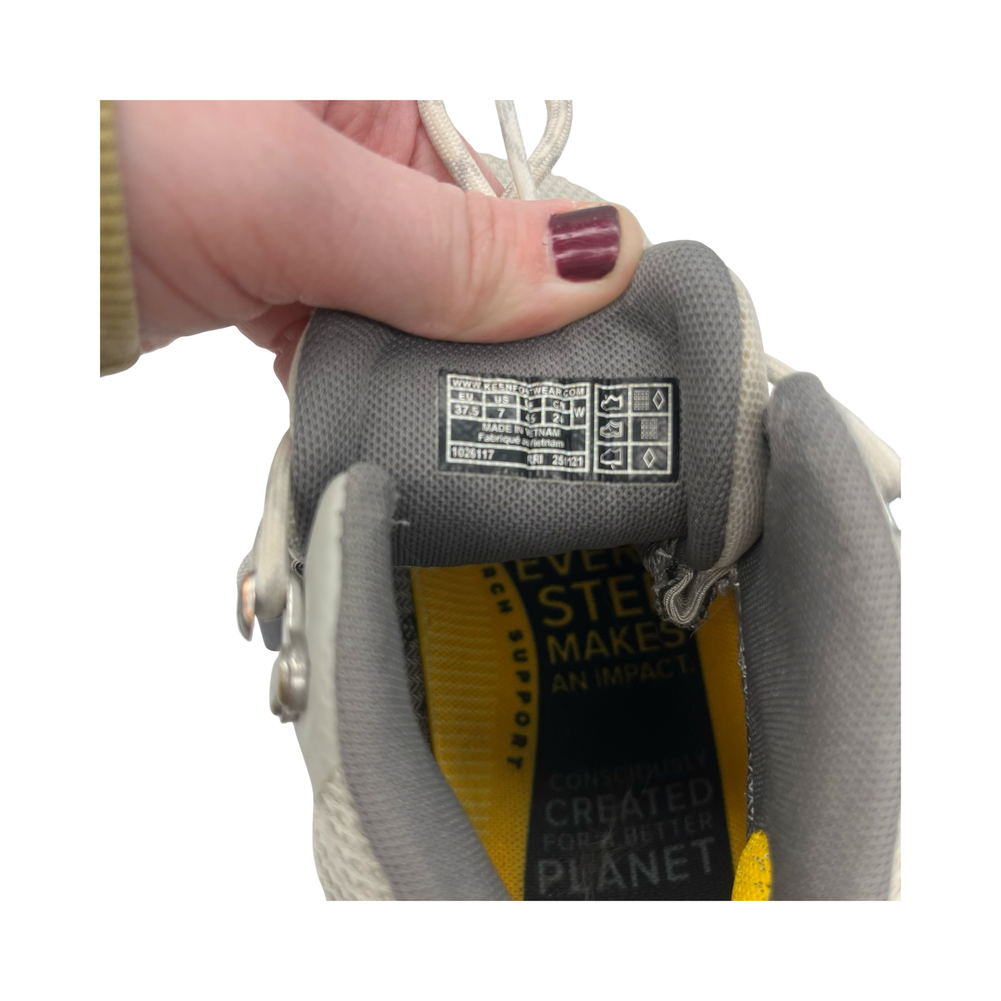 Shoes Hiking By Keen In Grey, Size:7